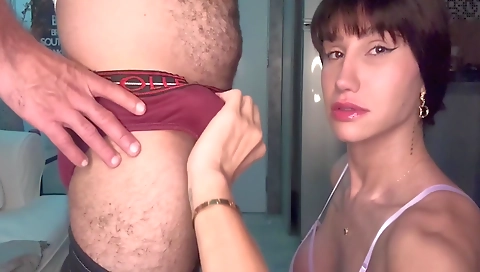 Shemale amateur big cock sex in homemade amateur film