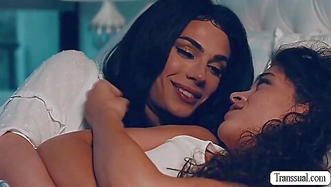 Busty brunette gets her tight pussy pounded by her lover