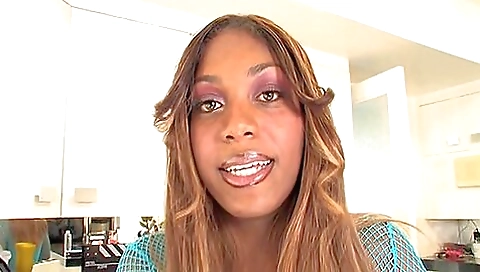 Ebony hottie seduces a black cock in a solo compilation