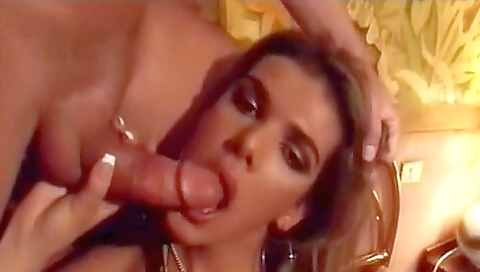 Horny blonde milf gets her pussy fucked in front of a man