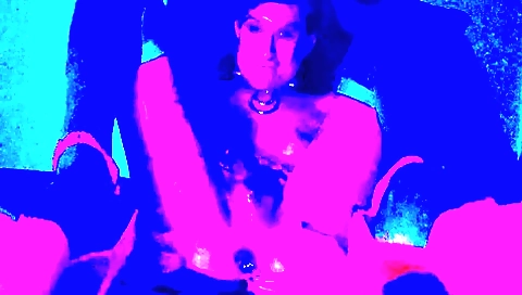 Busty brunette with a hot body masturbating with sex toy