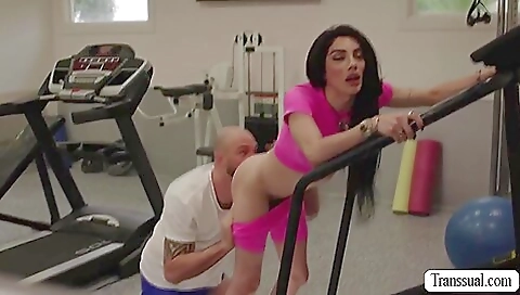 Anal brunette teen 18+ with a big fat pussy filled with a dildo