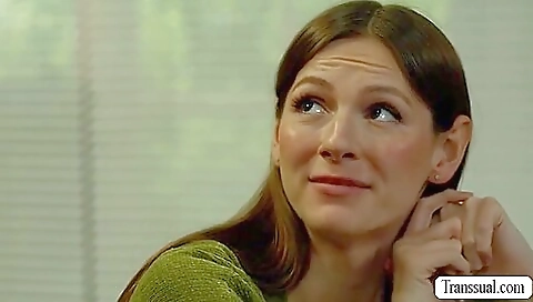 Thick bareback and anal sex with a guy and a shemale