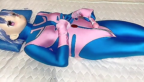 Sexy kigurumi in cosplay and dildo masturbation video