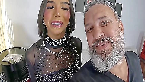 Brazilian teen in lingerie fucked on the beach by a dude