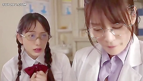 Horny japanese teen with black boobs is fucked by a big dick